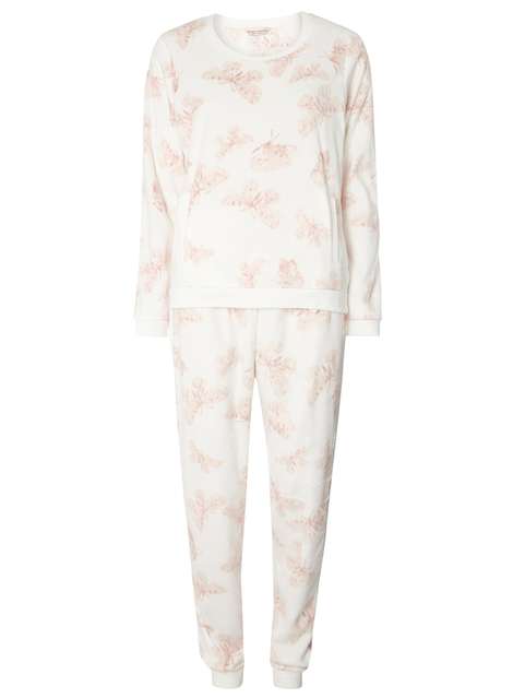 Cream Butterfly Pyjama Set
